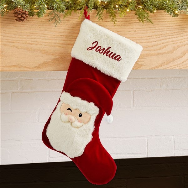 Classic Wintertime Character Personalized Christmas Stocking - 43947