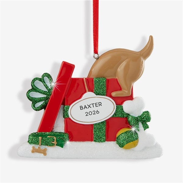 Dog Present Personalized Ornament - 43949