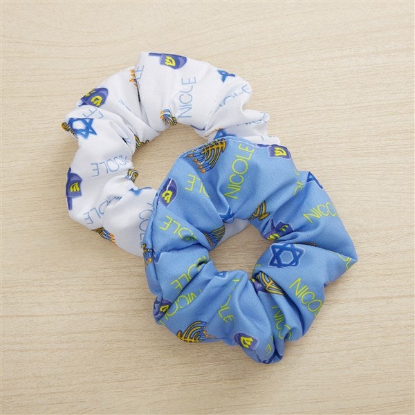 Hanukkah Traditions Personalized Scrunchie 2pc Set - 43968