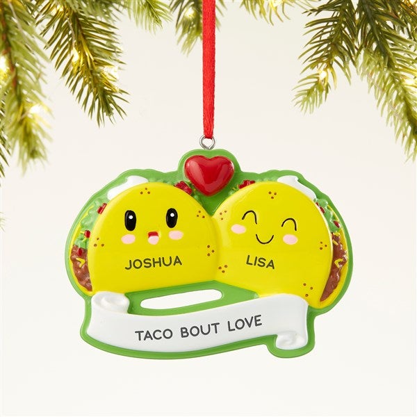 Taco Family Personalized Ornament  - 43984