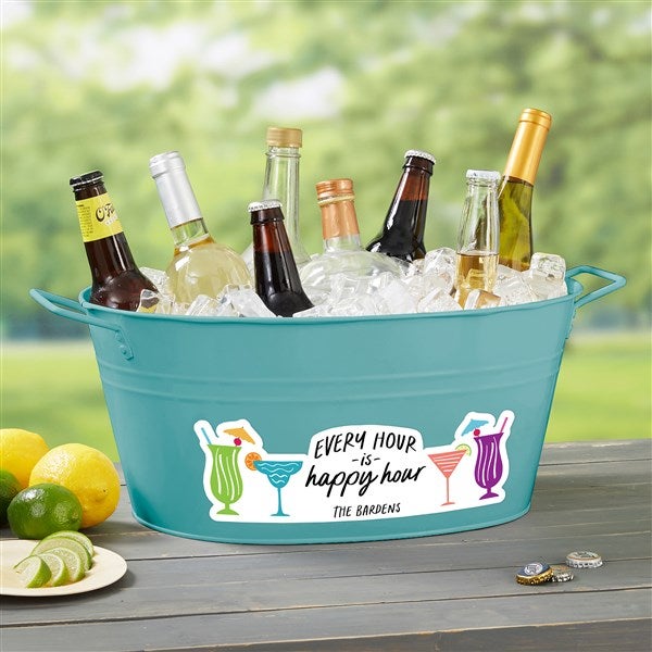 Happy Hour Personalized Party Tub