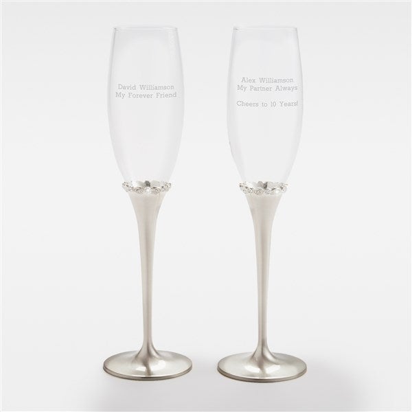 Engraved Anniversary Princess Flute Set - 44020