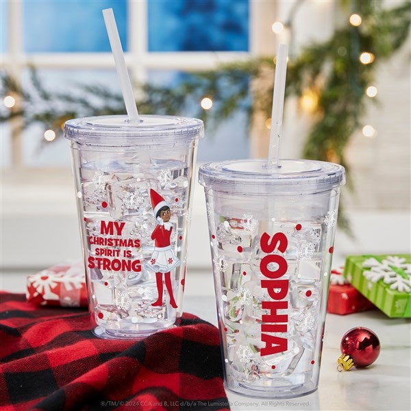 The Elf on the Shelf Christmas Personalized Acrylic Tumbler - 44048