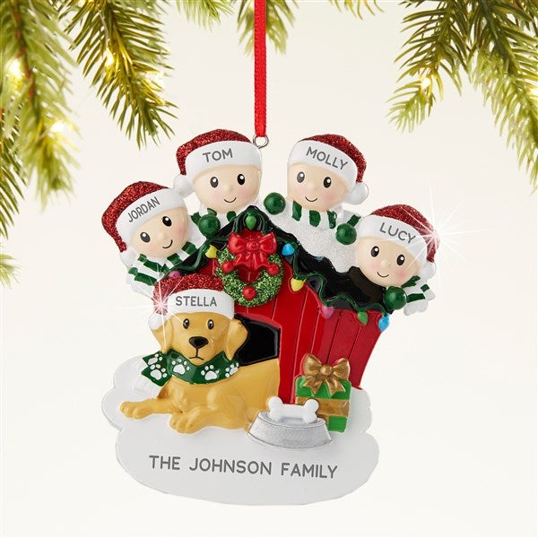 Doghouse Family Personalized Christmas Ornament - 44065