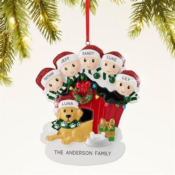 Doghouse Family Personalized Christmas Ornament - 44065