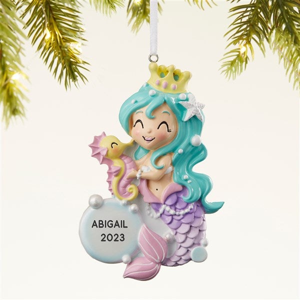 Mermaid Personalized Ornament - 44082