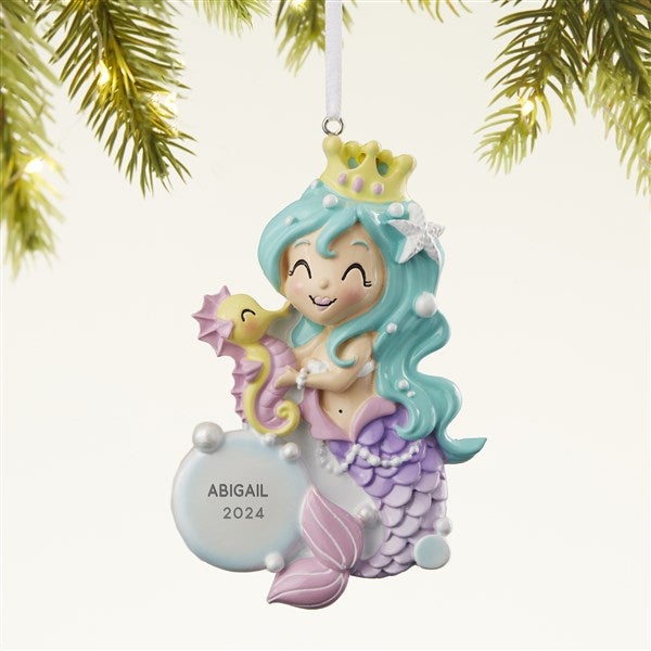 Mermaid Personalized Ornament - 44082