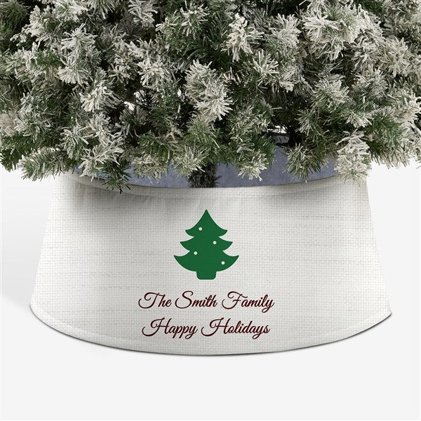 Choose Your Holiday Icon Personalized Christmas Tree Collar  - 44106