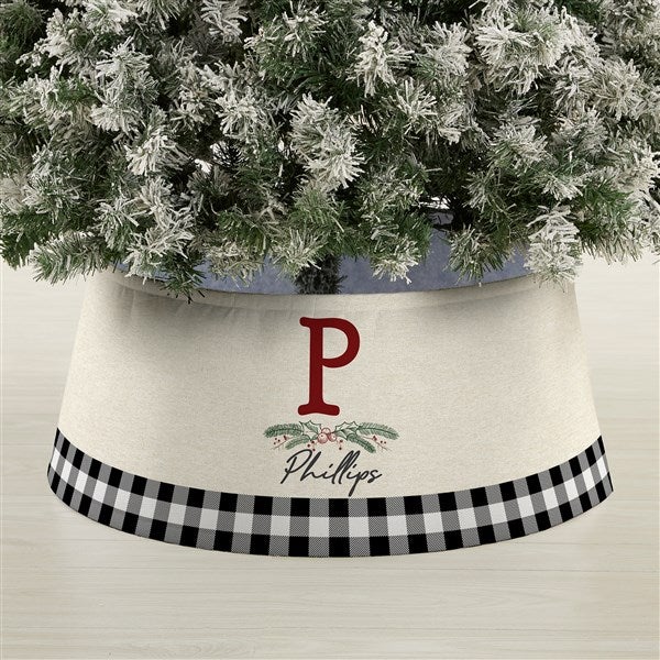 Festive Foliage Personalized Christmas Tree Collar  - 44108