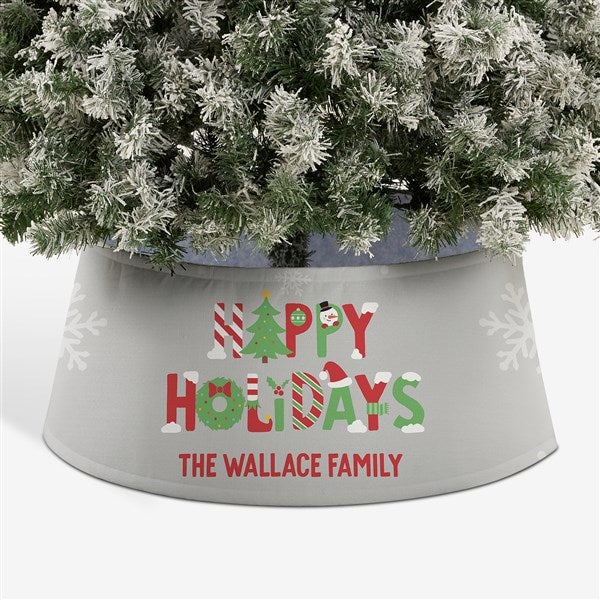 The Joys of Christmas Personalized Christmas Tree Collar  - 44116