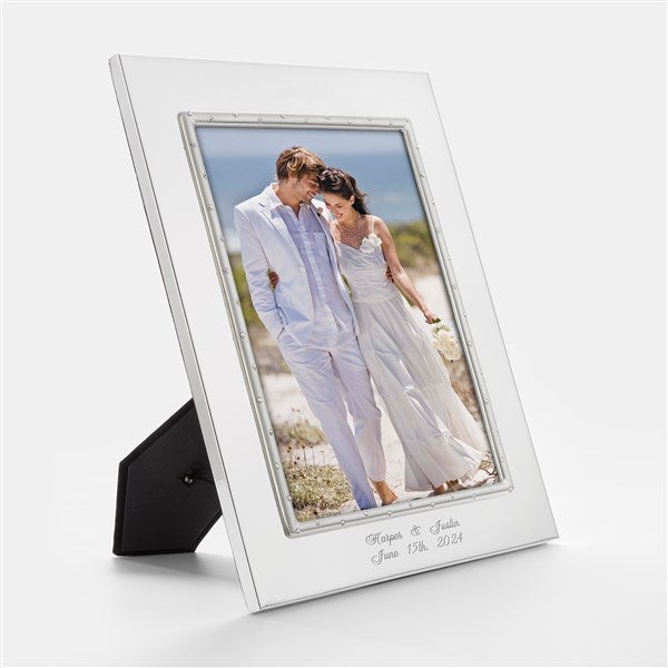 Engraved Lenox "Devotion" Wedding 8x10 Picture Frame