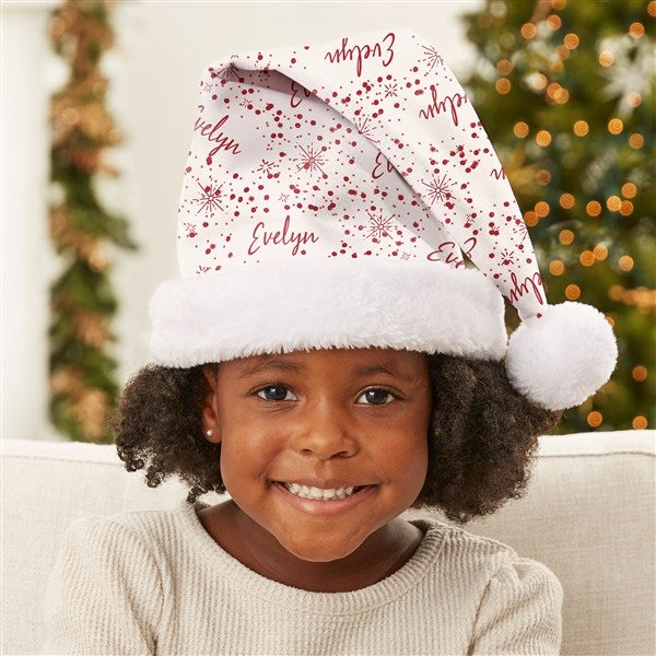 Starburst Personalized Santa Hat - 44144