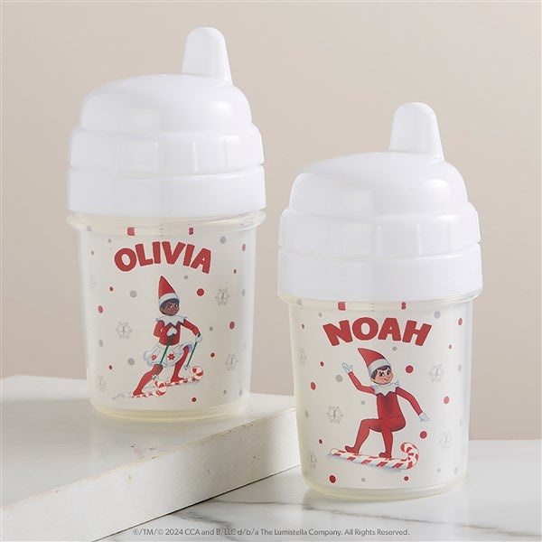 The Elf on the Shelf® Candy Cane Personalized Baby 5oz. Sippy Cup - 44154