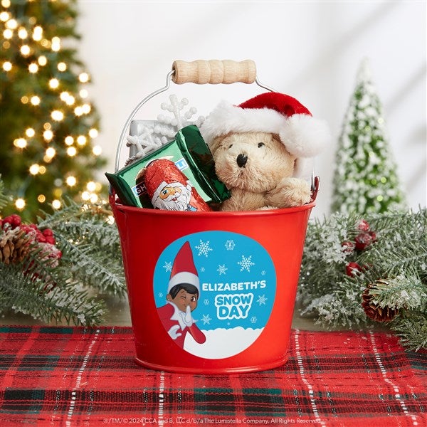 The Elf on the Shelf Personalized Metal Snowball Buckets - 44161