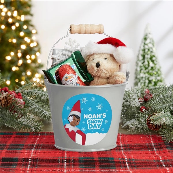 The Elf on the Shelf Personalized Metal Snowball Buckets - 44161