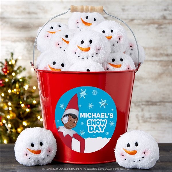 The Elf on the Shelf Personalized Metal Snowball Buckets - 44161