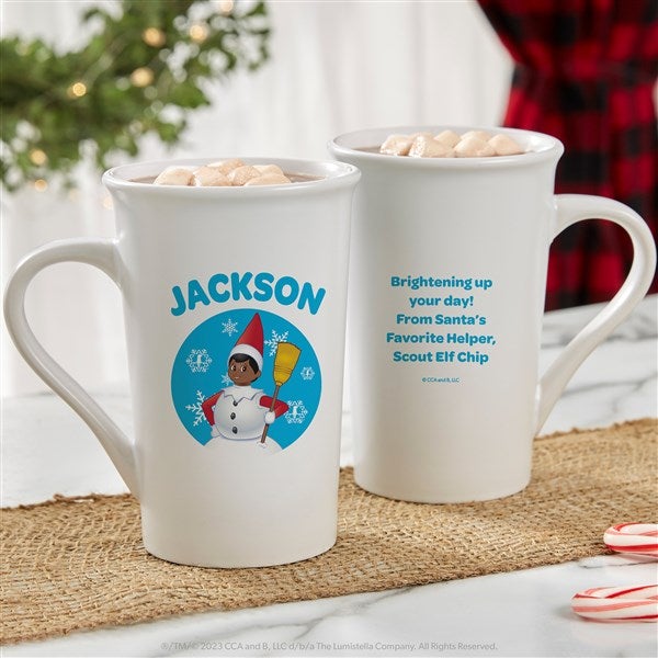 The Elf on the Shelf Snowball Personalized Christmas Mugs - 44163