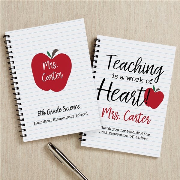 Inspiring Teacher Personalized Mini Journals-Set of 2  - 44239