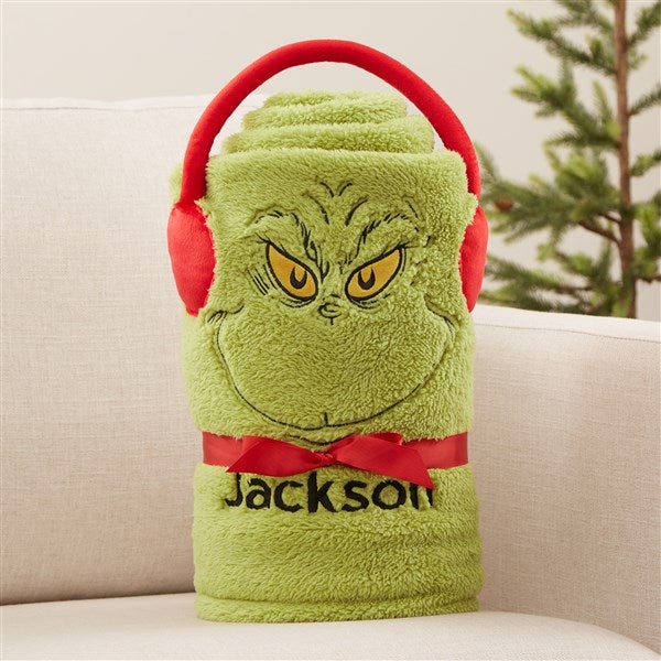 The Grinch Personalized 50x60 Fleece Blanket