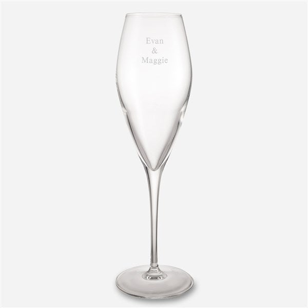 Engraved Luigi Bormioli Wedding Atelier Champagne Flute