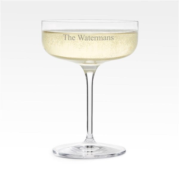 Engraved Luigi Bormioli Champagne Coupe - 44342