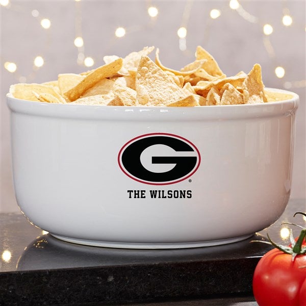 NCAA Georgia Bulldogs Personalized Bowls - 44362