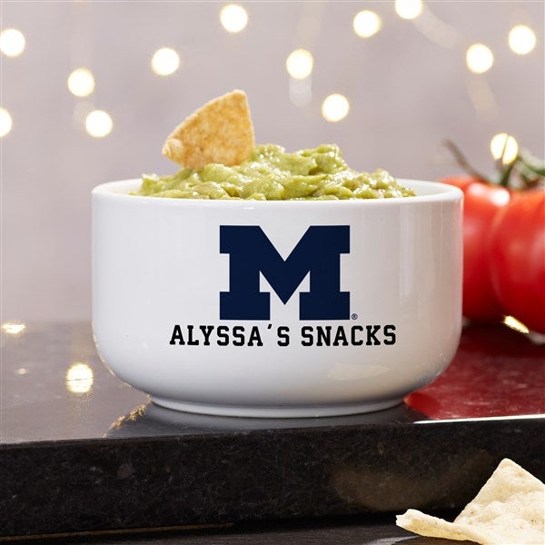 NCAA Michigan Wolverines Personalized Bowls - 44365