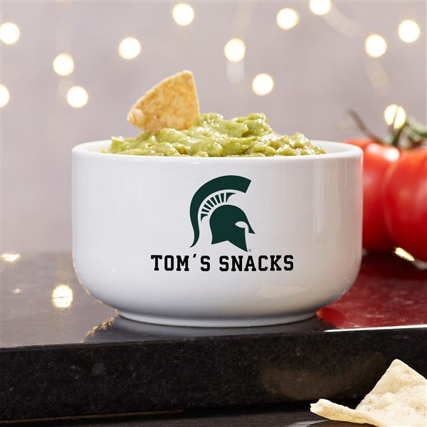 NCAA Michigan State Spartans Personalized Bowls - 44370