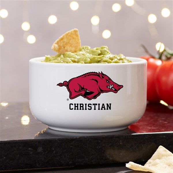 NCAA Arkansas Razorbacks Personalized Bowls - 44373