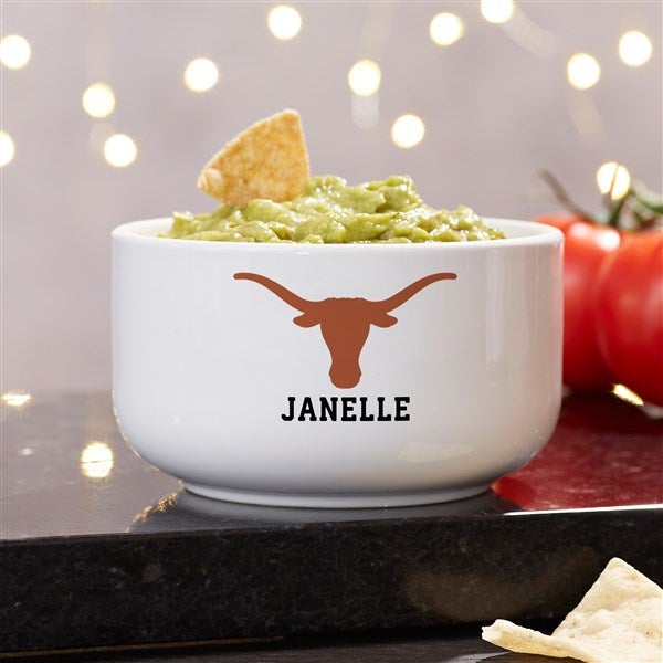 NCAA Texas Longhorns Personalized Bowls - 44374