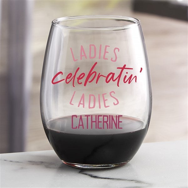 Galantine's Day Personalized Valentine's Day Wine Glass Collection  - 44441