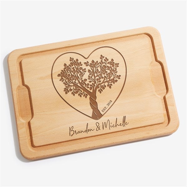 Rooted In Love Personalized Hardwood Charcuterie Board - 44503