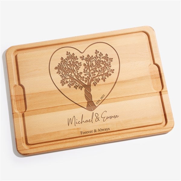 Rooted In Love Personalized Hardwood Charcuterie Board - 44503