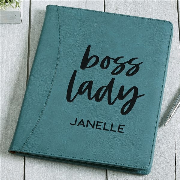 Boss Lady Personalized Full Pad Portfolios - 44505