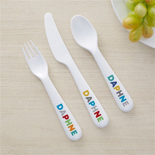 Vibrant Name Personalized Kids Dinnerware  - 44539