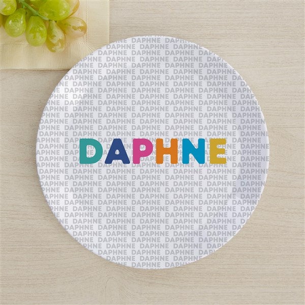 Vibrant Name Personalized Kids Dinnerware  - 44539