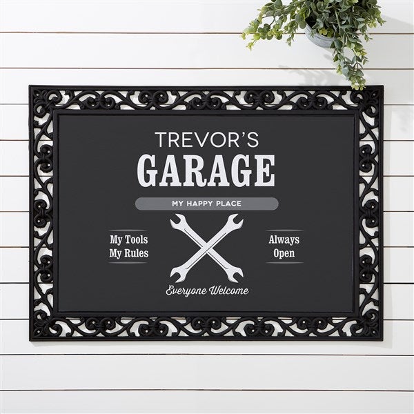 His Place Personalized Doormat  - 44548