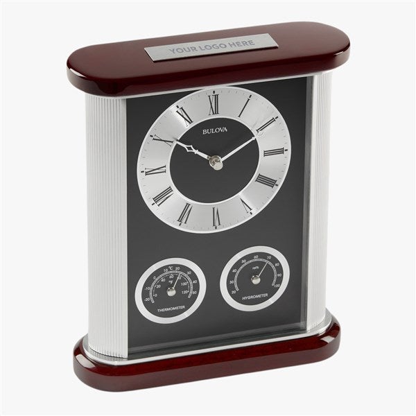 Engraved Bulova Belvedere Recognition Clock and Meter  - 44568