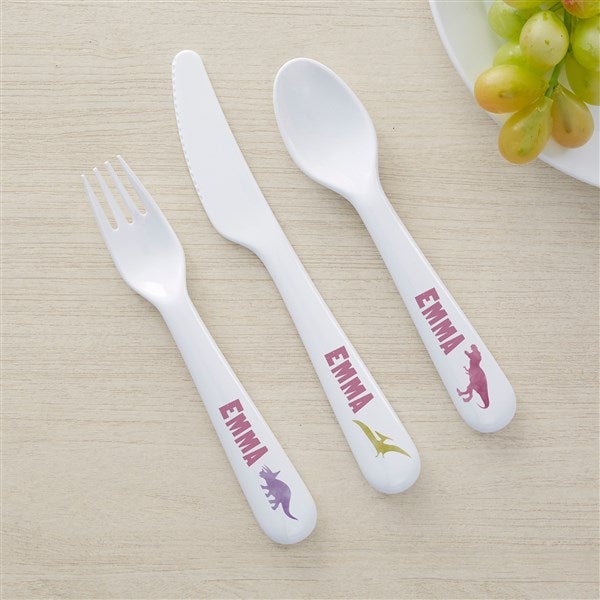 Dinosaur World Personalized Kids Dinnerware - 44617