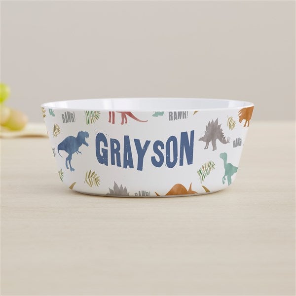 Dinosaur World Personalized Kids Dinnerware - 44617