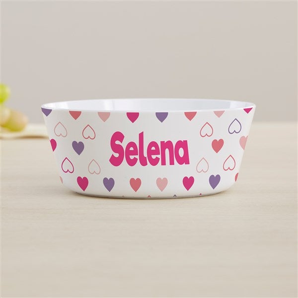 Hearts Personalized Kids Dinnerware - 44623