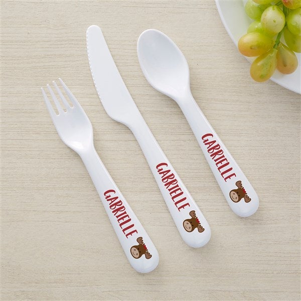 Christmas Moose Personalized Kids Dinnerware - 44625