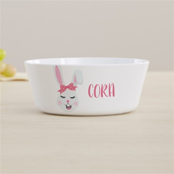 Build Your Own Easter Bunny Personalized Girls Dinnerware  - 44627