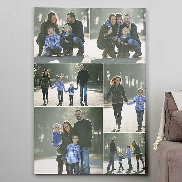 Custom Photo Collage Canvas Prints - 4464