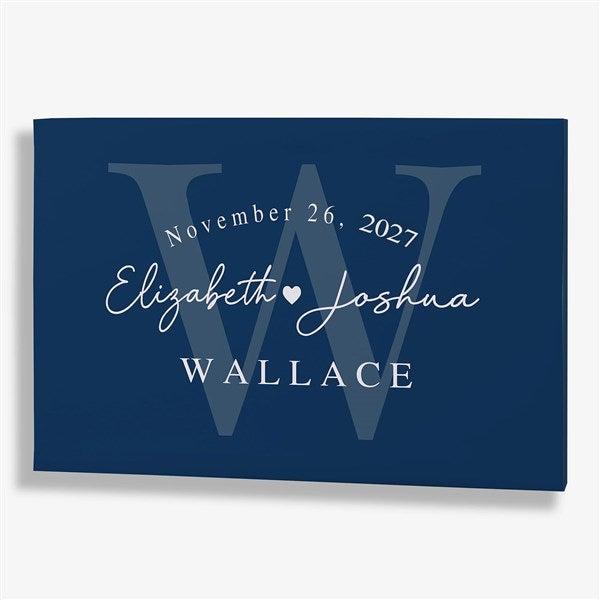 Simply Us Personalized Wedding Canvas Prints  - 44673