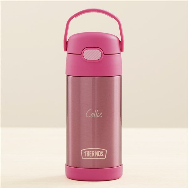 Thermos Icon 18oz Stainless Steel Hydration Bottle with Straw Hot Pink