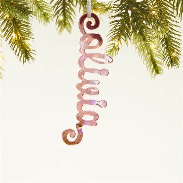 Personalized Acrylic Name Christmas Ornament  - 44700