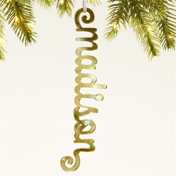 Personalized Acrylic Name Christmas Ornament  - 44700