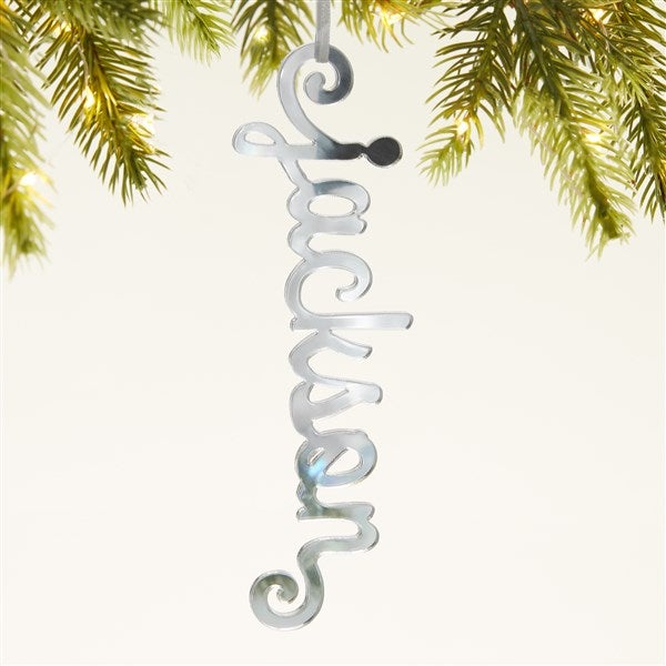 Personalized Acrylic Name Christmas Ornament - 44700