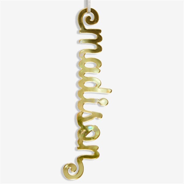 Personalized Acrylic Name Christmas Ornament  - 44700